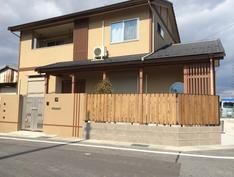 建物と一体感のある外構1 建物と一体感のある外構1